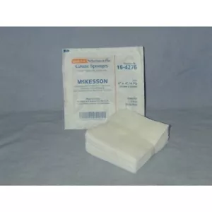 McKesson USP Type VII Gauze Sponge, 16-Ply, 4 X 4 Inch Square, Pack of 10, - Picture 1 of 1