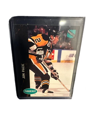 Jim Paek Rookie 1991 Parkhurst Hockey - Image 1 of 2