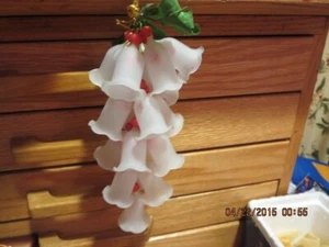 VINTAGE HANGING FROSTED GLASS BELLS--#R32A-30 - Picture 1 of 24