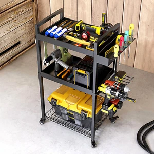 Power Tool Organizer Tool Organizer with Wheels Power Tool Storage Cart - Picture 1 of 24
