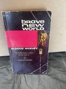 Brave New World by Aldous Huxley 1960 Bantam Paperback 9th Printing - Imagen 1 de 3