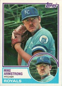 1983 Topps Baseball #219 - Mike Armstrong - Kansas City Royals   83-1511 - Picture 1 of 2