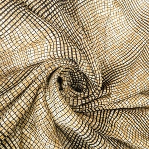 Sari de seda pura indio vintage sari Georgette Chinon tela impresa PGS1579 - Imagen 1 de 9