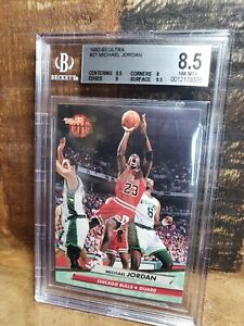 Fleer Michael Jordan 8.5 Graded Basketball Chicago Bulls Sports 