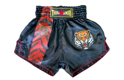 Tiger Red Muaythai Shorts Muay Thai Mma K1 UFC Kickboxing Shorts Costume Gym - Image 1 of 2