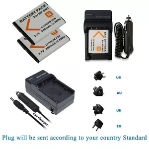 Battery /Charger for Sony Cybershot NP-BN1 NP-BN DSC-W510 DSC-W550 DSC-W650 - Picture 1 of 34