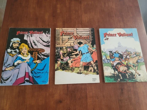 3 - Prince Valiant Sunday Pages Books Hal Foster 1978 1979 Comic Cartoon Strips Cover