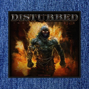 DISTURBED - INDESTRUCTIBLE (NEW) SEW ON PATCH OFFICIAL BAND MERCHANDISE - Picture 1 of 1