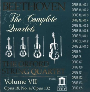Beethoven, Orford String Quartet - Complete String Quartets, Vol. VII (CD 1994) - Picture 1 of 2