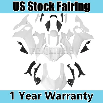 Unpainted Fairing Kit for YAMAHA YZF R6 2017-2020 2019 ABS Injection BodyWork Foto 1 de 4