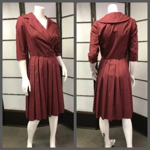 50s Vintage Amazing Gloria Swanson Dress, Rockabilly, Retro, Pin-Up, Cocktail - Picture 1 of 9