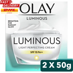 Olay Luminous Light Perfecting Set : Day Cream SPF15 , 2 X 50 grams - Picture 1 of 6
