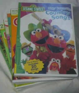 Sesame Street Elmo 6 dvd lot New Sealed Free Shipping - Bild 1 von 2