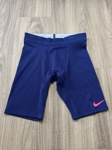Nike Pro Elite Hechas en EE. UU. 1/2 Medias de Correr DX8990-455 Azul Rosa Para Hombres Talla Pequeña - Imagen 1 de 4