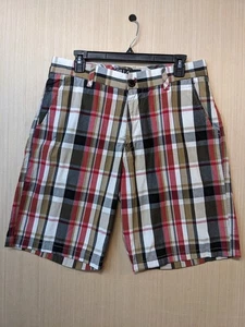 Billabong Men's Shorts Size 33 Plaid Chino Board Shorts - Picture 1 of 9