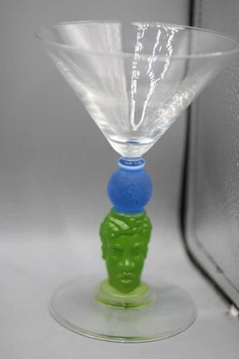 Richard Jolly 1996 / Zafiro Bombay ~ Vidrio Martini de 6,5" ~ Como Nuevo M1 Foto 1 de 3