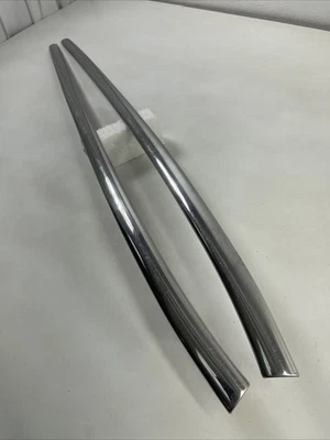 NOS 1949-52 Chevrolet Belair 210 2 Dr Sedan Upper Door Moldings  1-2 - Image 1 of 4