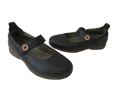 PLANET WALKERS BY SIMPLE CUERO NEGRO MARY JANES MUJER TALLA US 7 EUR 38 CONFORT Foto 1 de 4