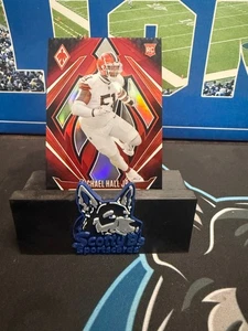 Panini Phoenix 2024 - Novatos Michael Hall Jr. #228 (RC) Rojo/299 - Marrones - Imagen 1 de 2