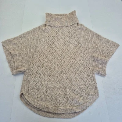 FAT FACE Jumper Pequeño 8 10 Beige Mujer Cuello Redondo Cable Tejido Manga... - Imagen 1 de 4