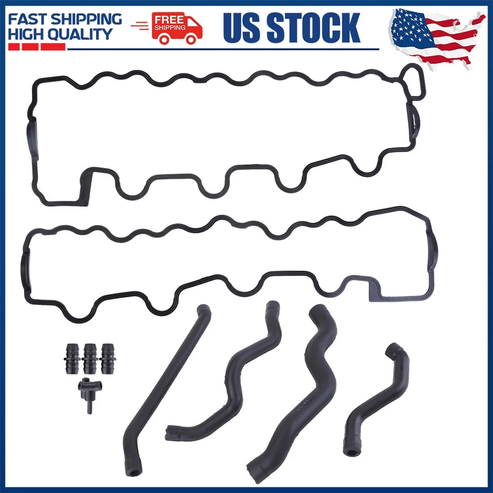 Valve Cover Gasket &Crank Case Hose Kit For Mercedes-Benz W163 W202 1179901578 - Image 1 of 4
