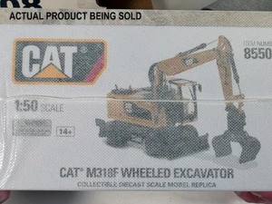 Diecast Masters 85508 CAT Caterpillar M318F Wheeled Excavator 1/50 Diecast Model - Picture 1 of 10