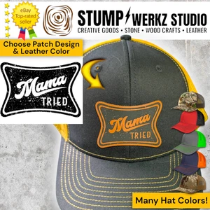 Gorra de béisbol personalizada de camionero Richardson Country Life mamá probada - Imagen 1 de 24