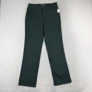 Jeans Gloria Vanderbilt Amanda Heritage Taper Leg 6 (29,5x28) denim verde nuovi con etichette - Foto 1 di 9