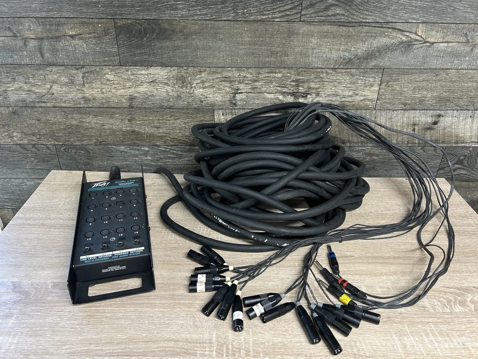 Peavey Audio Link 1622P 16x4x100 100ft Snake Multicore XLR 1/4” 16/4 #1977 - Image 1 of 4