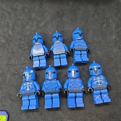Lego Star Wars Senate Commando Troopers Minifigure Lot Of 7 - Genuine Lego! - Image 1 of 3