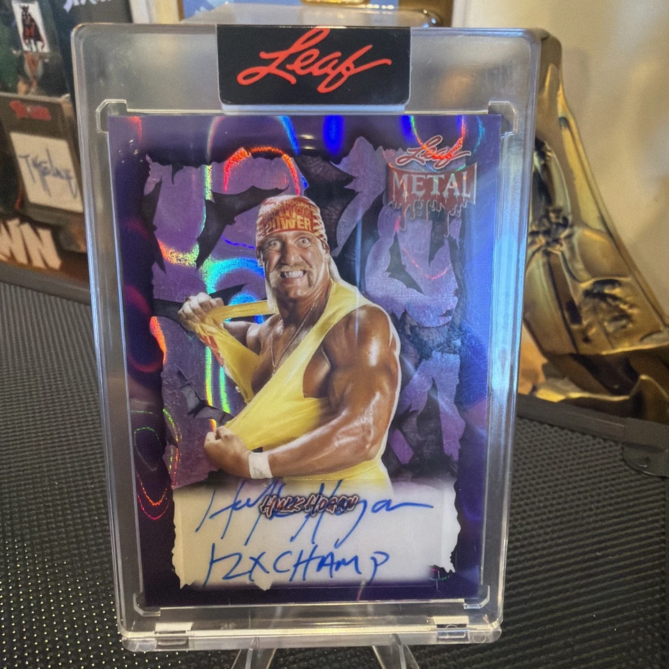 2025 Leaf Metal 万圣节 HULK HOGAN "12X 冠军"亲笔签名 #'d 1/1 — 第 1/3 张图片