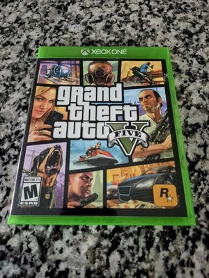 Grand Theft Auto V GTA Five Xbox One Rockstar Games Complete CIB W/ Map - Image 1 of 4