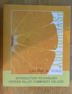 Laura A. King - Introductory Psychology - 2011 - Paperback - Imagen 1 de 3