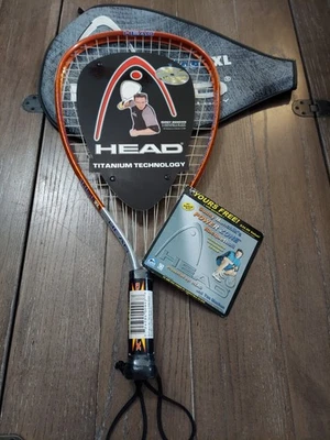 Head Racquetball Racquet TI Flash XL Titanium 3 5/8 Grip  - Brand New! - Image 1 of 4