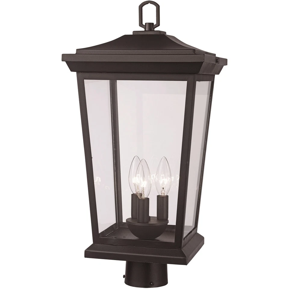 Trans Globe Lighting 50778-BK Turlock Post Luz o Accesorios Negro Foto 1 de 1