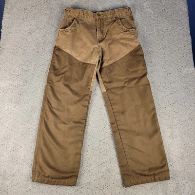 Pantalones Cabelas Para Hombres 34 Marrón Protector de Cepillo Pierna Recta Caza Ropa de Trabajo Utilidad Foto 1 de 4