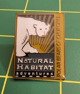 Vtg Natural Habitat Polar Bears of Churchill Canada Lapel Souvenir Pin  (29) - Picture 1 of 2