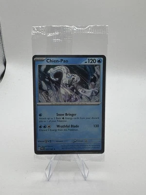 Pokemon Paradox Rift Chien-Pao 057/182 Cosmos Holo Sealed Exclusive - Image 1 of 2