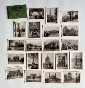 20er Set antike Echt Foto Andenken Schnappschüsse Paris, Frankreich Architektur - Bild 1 von 8