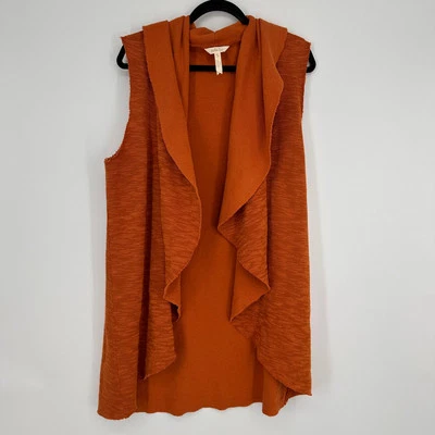 Chaleco Cárdigan Matilda Jane Open Cascade Frontal Naranja Quemado Neutro Mujer XL Foto 1 de 4