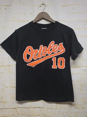 Baltimore Orioles Адам Джонс #10 молодежи Sz M 10-12 футболка черный Lee Sport новый - Изображение 1 из 4