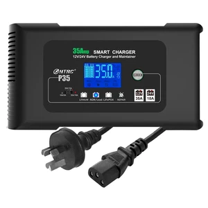Large Power 35A 12V 24V Car Battery Charger for Auto Moto Truck Motorcycle AGM L - Picture 1 of 16