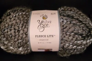 KNÄUEL/KNÄUEL HOBBY LOBBYGARN BIENENFLEECE LITE GARN - FARBE #66 ANTHRAZIT - Bild 1 von 3