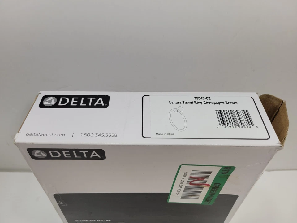 Delta Lahara Towel Ring in Champagne Bronze 73846-cz R7