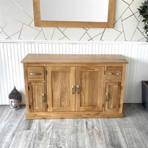 Solid Oak Bathroom Furniture | Oak Bathroom Storage Cabinet | Solid Oak Storage - Picture 1 of 8