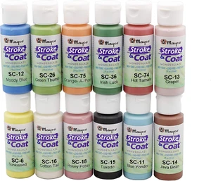 Creative Hobbies Mayco Strich- und Lacklasur für Keramik Set 1 | 12 sortiert 2 - Bild 1 von 12