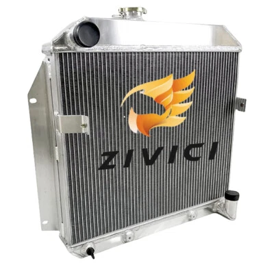 Radiador completo de aluminio para Plymouth Savoy 1955-1956/56 Fury Belvedere L6 3,8 L Foto 1 de 4