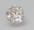 Certified 1.24 Carat F SI2 Round Brilliant Enhanced Natural Loose Diamond 6.61mm