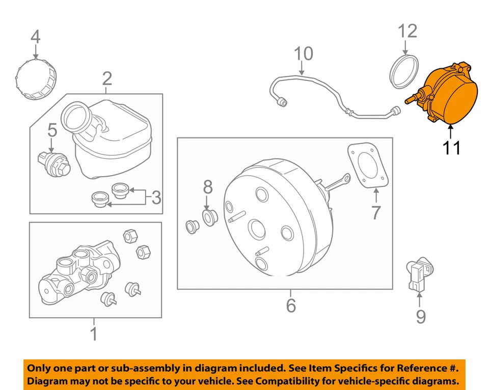 Genuine Ford Vacuum Pump DL3Z-2A451-B