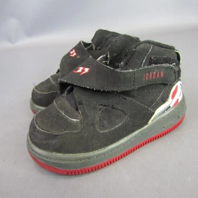Nike Air Jordan Flight 8 Niños Pequeños Zapatos Infantiles Talla 6C Negro Rojo Universitario Tenis Foto 1 de 4